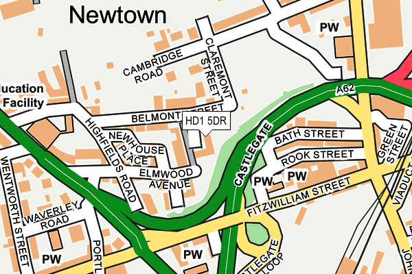 HD1 5DR map - OS OpenMap – Local (Ordnance Survey) HD1 5DR map - OS OpenMap – Local (Ordnance Survey)