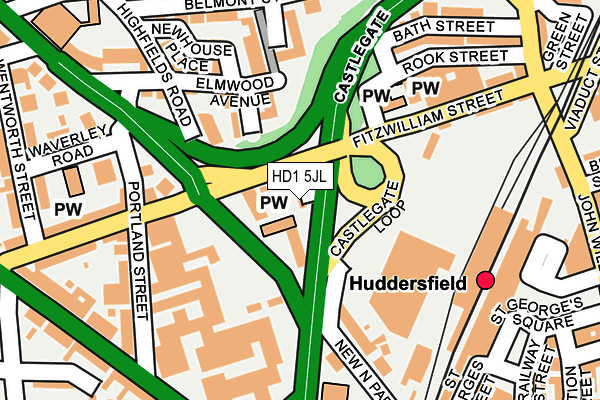 HD1 5JL map - OS OpenMap – Local (Ordnance Survey) HD1 5JL map - OS OpenMap – Local (Ordnance Survey)