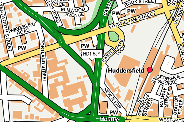 HD1 5JY map - OS OpenMap – Local (Ordnance Survey) HD1 5JY map - OS OpenMap – Local (Ordnance Survey)