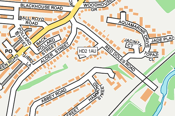 HD2 1AU map - OS OpenMap – Local (Ordnance Survey) HD2 1AU map - OS OpenMap – Local (Ordnance Survey)