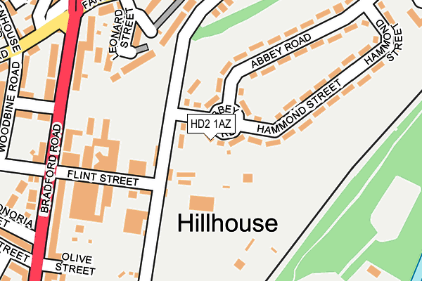 HD2 1AZ map - OS OpenMap – Local (Ordnance Survey) HD2 1AZ map - OS OpenMap – Local (Ordnance Survey)