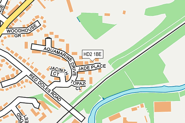 HD2 1BE map - OS OpenMap – Local (Ordnance Survey) HD2 1BE map - OS OpenMap – Local (Ordnance Survey)