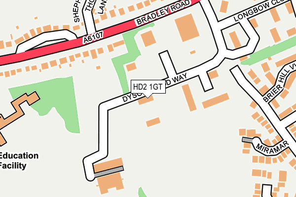 HD2 1GT map - OS OpenMap – Local (Ordnance Survey) HD2 1GT map - OS OpenMap – Local (Ordnance Survey)