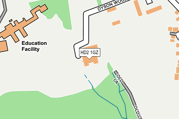 HD2 1GZ map - OS OpenMap – Local (Ordnance Survey) HD2 1GZ map - OS OpenMap – Local (Ordnance Survey)