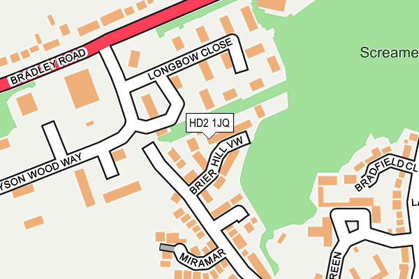 HD2 1JQ map - OS OpenMap – Local (Ordnance Survey) HD2 1JQ map - OS OpenMap – Local (Ordnance Survey)