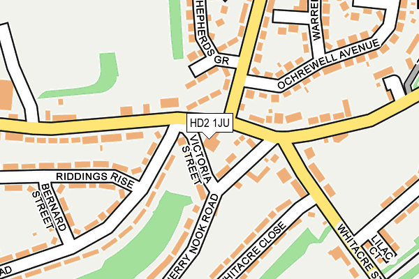 HD2 1JU map - OS OpenMap – Local (Ordnance Survey) HD2 1JU map - OS OpenMap – Local (Ordnance Survey)