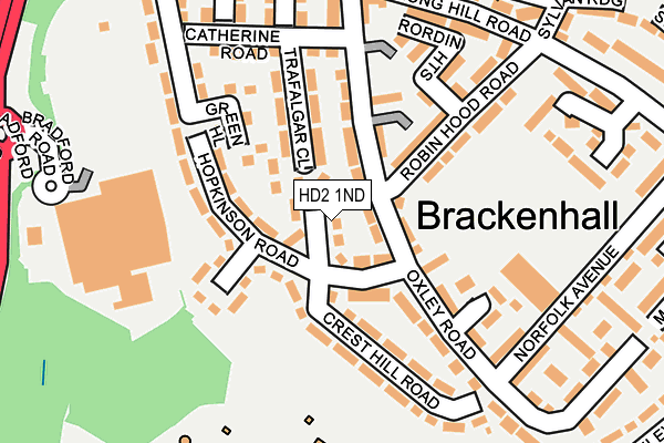 HD2 1ND map - OS OpenMap – Local (Ordnance Survey) HD2 1ND map - OS OpenMap – Local (Ordnance Survey)