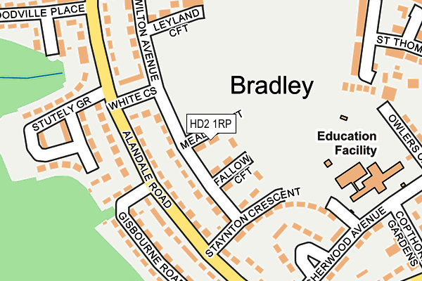HD2 1RP map - OS OpenMap – Local (Ordnance Survey) HD2 1RP map - OS OpenMap – Local (Ordnance Survey)