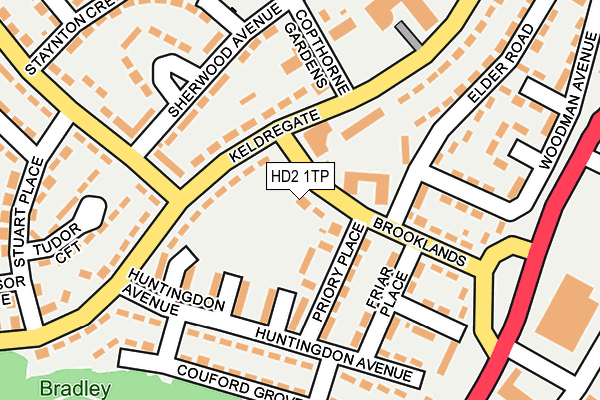 HD2 1TP map - OS OpenMap – Local (Ordnance Survey) HD2 1TP map - OS OpenMap – Local (Ordnance Survey)