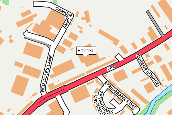 HD2 1XU map - OS OpenMap – Local (Ordnance Survey) HD2 1XU map - OS OpenMap – Local (Ordnance Survey)