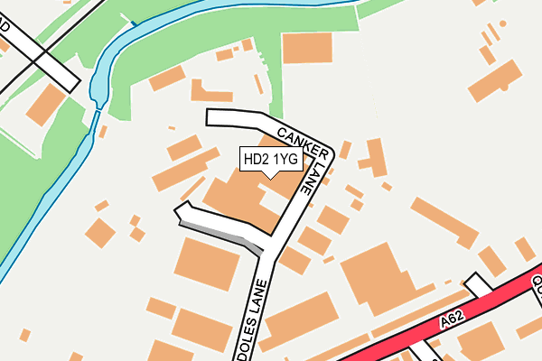 HD2 1YG map - OS OpenMap – Local (Ordnance Survey) HD2 1YG map - OS OpenMap – Local (Ordnance Survey)