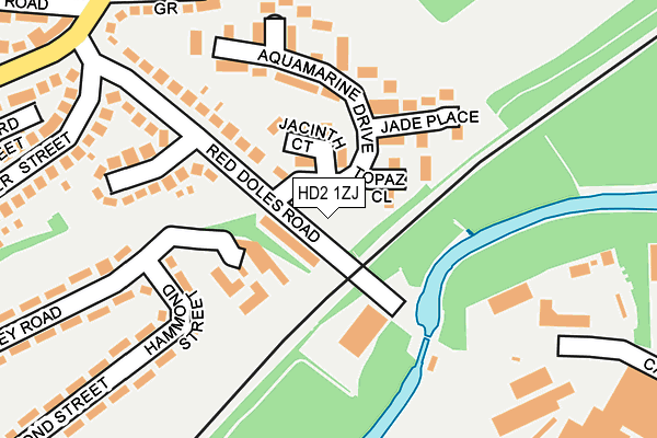 HD2 1ZJ map - OS OpenMap – Local (Ordnance Survey) HD2 1ZJ map - OS OpenMap – Local (Ordnance Survey)