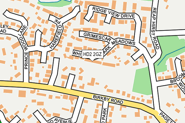 HD2 2GZ map - OS OpenMap – Local (Ordnance Survey) HD2 2GZ map - OS OpenMap – Local (Ordnance Survey)
