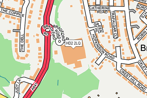HD2 2LQ map - OS OpenMap – Local (Ordnance Survey) HD2 2LQ map - OS OpenMap – Local (Ordnance Survey)