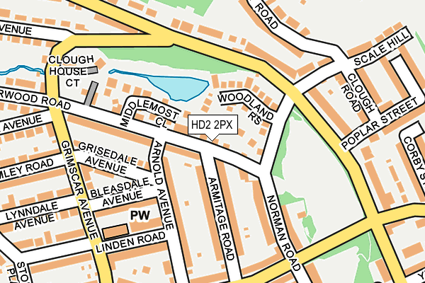 HD2 2PX map - OS OpenMap – Local (Ordnance Survey) HD2 2PX map - OS OpenMap – Local (Ordnance Survey)