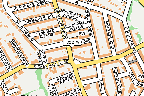 HD2 2TW map - OS OpenMap – Local (Ordnance Survey) HD2 2TW map - OS OpenMap – Local (Ordnance Survey)