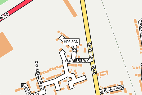 HD3 3GN map - OS OpenMap – Local (Ordnance Survey) HD3 3GN map - OS OpenMap – Local (Ordnance Survey)
