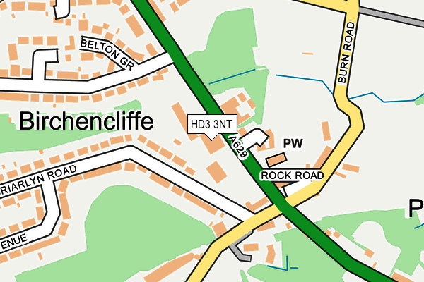 HD3 3NT map - OS OpenMap – Local (Ordnance Survey) HD3 3NT map - OS OpenMap – Local (Ordnance Survey)