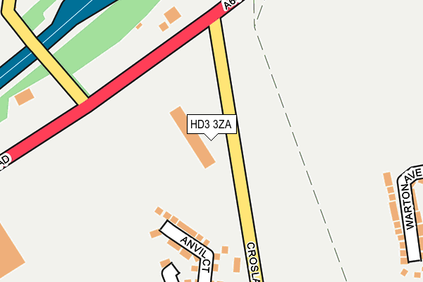 HD3 3ZA map - OS OpenMap – Local (Ordnance Survey) HD3 3ZA map - OS OpenMap – Local (Ordnance Survey)