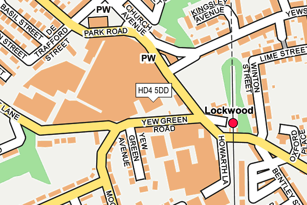 HD4 5DD map - OS OpenMap – Local (Ordnance Survey) HD4 5DD map - OS OpenMap – Local (Ordnance Survey)