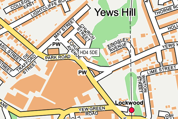 HD4 5DE map - OS OpenMap – Local (Ordnance Survey) HD4 5DE map - OS OpenMap – Local (Ordnance Survey)