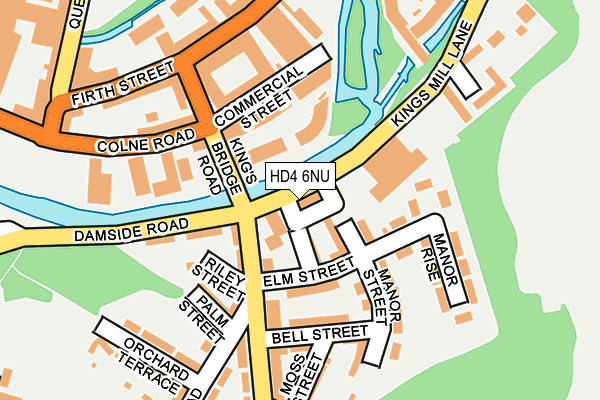 HD4 6NU map - OS OpenMap – Local (Ordnance Survey) HD4 6NU map - OS OpenMap – Local (Ordnance Survey)