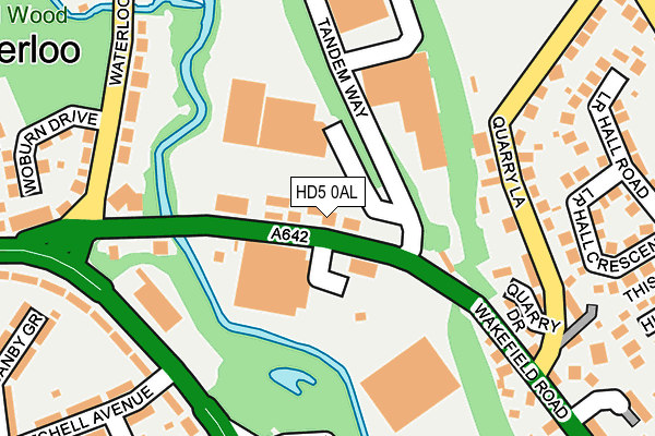 HD5 0AL map - OS OpenMap – Local (Ordnance Survey) HD5 0AL map - OS OpenMap – Local (Ordnance Survey)