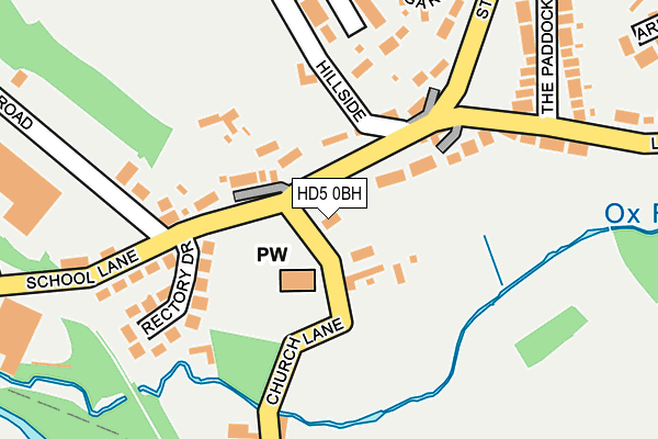 HD5 0BH map - OS OpenMap – Local (Ordnance Survey) HD5 0BH map - OS OpenMap – Local (Ordnance Survey)