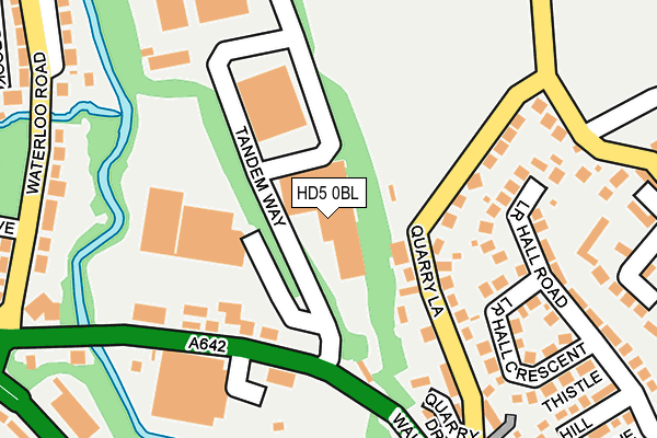 HD5 0BL map - OS OpenMap – Local (Ordnance Survey) HD5 0BL map - OS OpenMap – Local (Ordnance Survey)