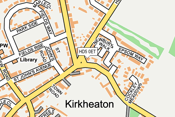 HD5 0ET map - OS OpenMap – Local (Ordnance Survey) HD5 0ET map - OS OpenMap – Local (Ordnance Survey)