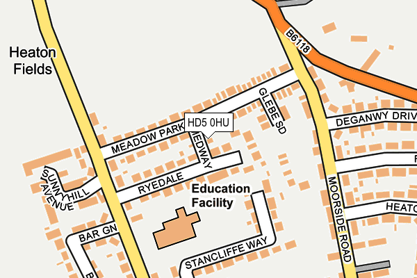 HD5 0HU map - OS OpenMap – Local (Ordnance Survey) HD5 0HU map - OS OpenMap – Local (Ordnance Survey)