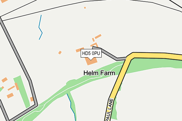 HD5 0PU map - OS OpenMap – Local (Ordnance Survey) HD5 0PU map - OS OpenMap – Local (Ordnance Survey)