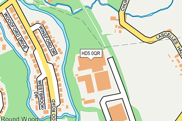 HD5 0QR map - OS OpenMap – Local (Ordnance Survey) HD5 0QR map - OS OpenMap – Local (Ordnance Survey)