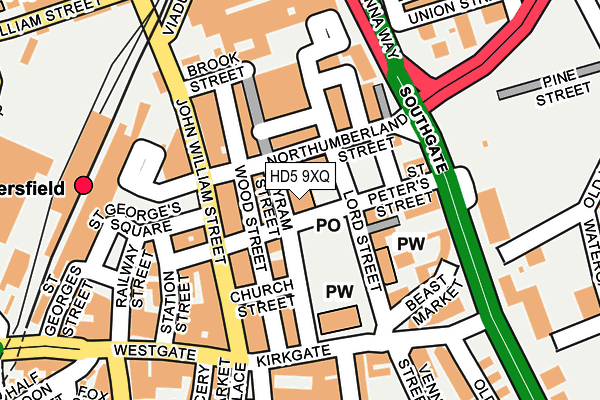 HD5 9XQ map - OS OpenMap – Local (Ordnance Survey) HD5 9XQ map - OS OpenMap – Local (Ordnance Survey)