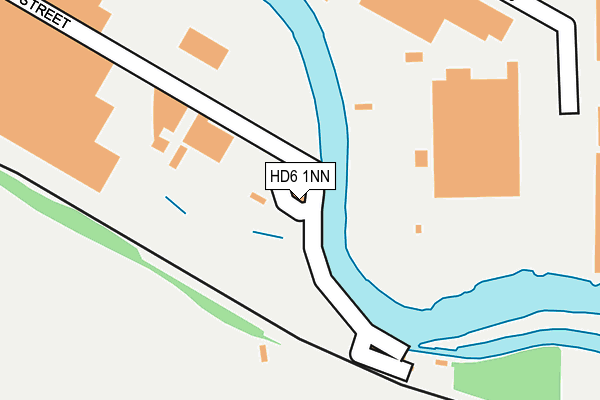 HD6 1NN map - OS OpenMap – Local (Ordnance Survey) HD6 1NN map - OS OpenMap – Local (Ordnance Survey)