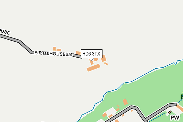 HD6 3TX map - OS OpenMap – Local (Ordnance Survey) HD6 3TX map - OS OpenMap – Local (Ordnance Survey)