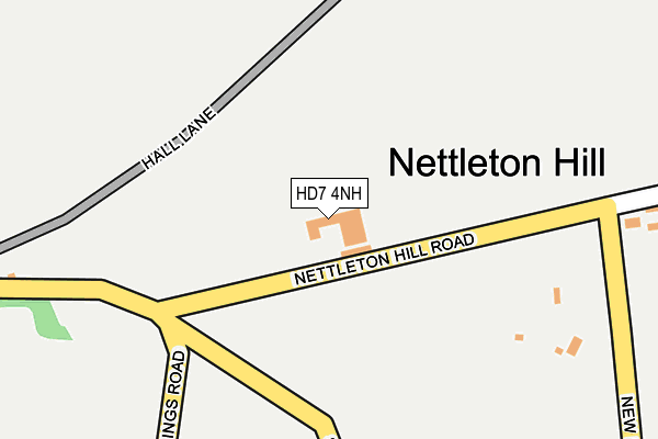 HD7 4NH map - OS OpenMap – Local (Ordnance Survey) HD7 4NH map - OS OpenMap – Local (Ordnance Survey)