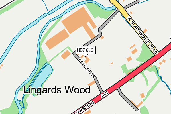 HD7 6LQ map - OS OpenMap – Local (Ordnance Survey) HD7 6LQ map - OS OpenMap – Local (Ordnance Survey)