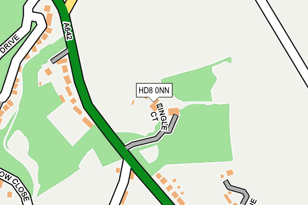 HD8 0NN map - OS OpenMap – Local (Ordnance Survey) HD8 0NN map - OS OpenMap – Local (Ordnance Survey)