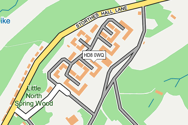 HD8 0WQ map - OS OpenMap – Local (Ordnance Survey) HD8 0WQ map - OS OpenMap – Local (Ordnance Survey)