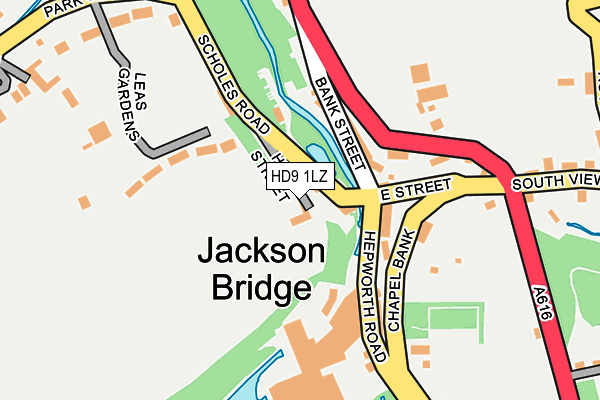 HD9 1LZ map - OS OpenMap – Local (Ordnance Survey) HD9 1LZ map - OS OpenMap – Local (Ordnance Survey)