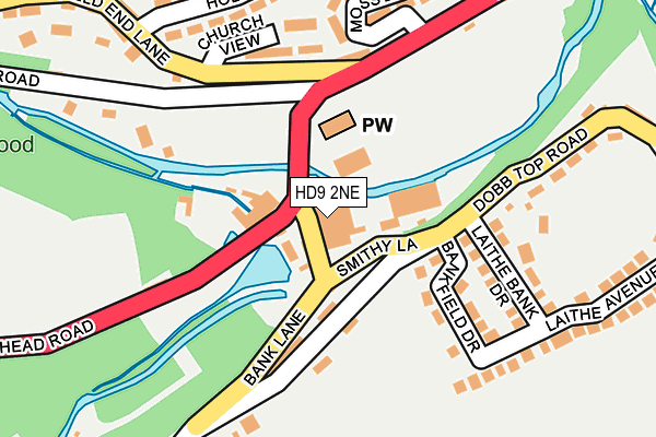 HD9 2NE map - OS OpenMap – Local (Ordnance Survey) HD9 2NE map - OS OpenMap – Local (Ordnance Survey)