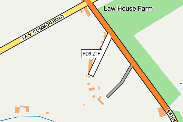 HD9 2TF map - OS OpenMap – Local (Ordnance Survey) HD9 2TF map - OS OpenMap – Local (Ordnance Survey)