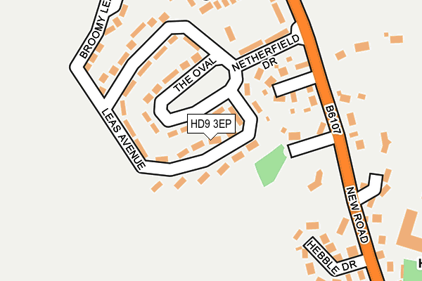 HD9 3EP map - OS OpenMap – Local (Ordnance Survey) HD9 3EP map - OS OpenMap – Local (Ordnance Survey)