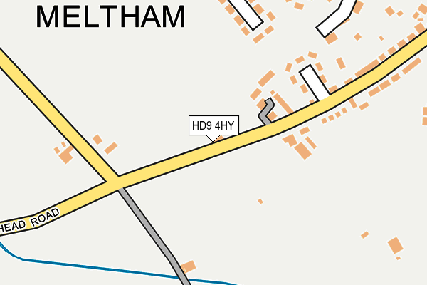 HD9 4HY map - OS OpenMap – Local (Ordnance Survey) HD9 4HY map - OS OpenMap – Local (Ordnance Survey)