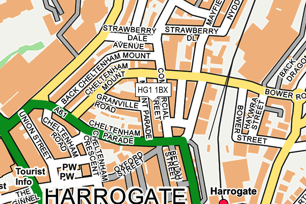 HG1 1BX map - OS OpenMap – Local (Ordnance Survey) HG1 1BX map - OS OpenMap – Local (Ordnance Survey)