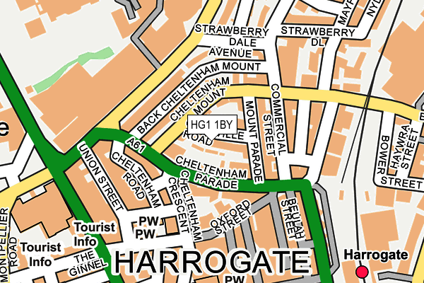 HG1 1BY map - OS OpenMap – Local (Ordnance Survey)