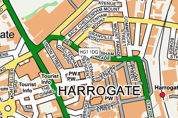HG1 1DQ map - OS OpenMap – Local (Ordnance Survey) HG1 1DQ map - OS OpenMap – Local (Ordnance Survey)