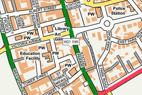 HG1 1HH map - OS OpenMap – Local (Ordnance Survey) HG1 1HH map - OS OpenMap – Local (Ordnance Survey)