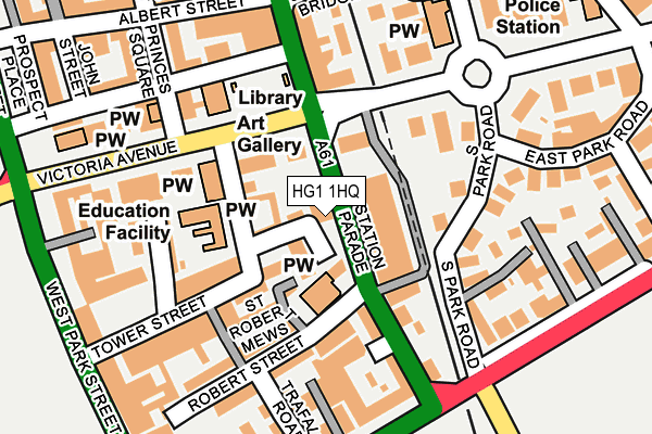 HG1 1HQ map - OS OpenMap – Local (Ordnance Survey) HG1 1HQ map - OS OpenMap – Local (Ordnance Survey)